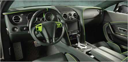 Bentley Mansory Continental Interior Sacramento